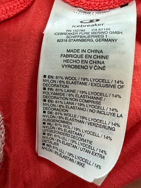 Icebreaker Yanni Cool-Lite Mini Tank Dress In Poppi Red - Picture 9 of 11